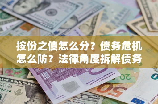 武汉按份之债怎么分？债务危机怎么防？法律角度拆解债务分配与风险自保指南