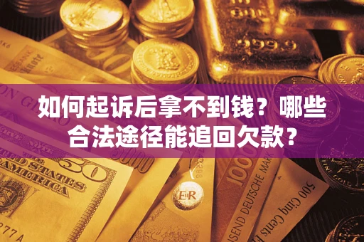 武汉如何起诉后拿不到钱？哪些合法途径能追回欠款？