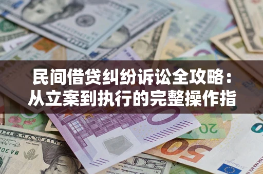 武汉民间借贷纠纷诉讼全攻略：从立案到执行的完整操作指南