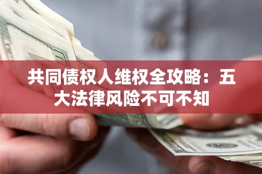 武汉共同债权人维权全攻略：五大法律风险不可不知