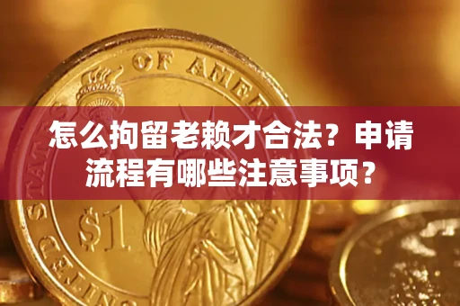武汉怎么拘留老赖才合法？申请流程有哪些注意事项？