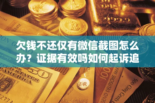 武汉欠钱不还仅有微信截图怎么办？证据有效吗如何起诉追回欠款？