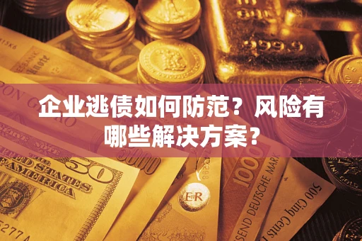 武汉企业逃债如何防范？风险有哪些解决方案？