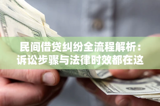武汉民间借贷纠纷全流程解析：诉讼步骤与法律时效都在这儿了