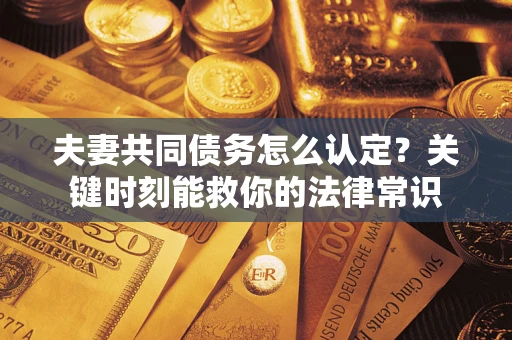 武汉夫妻共同债务怎么认定？关键时刻能救你的法律常识